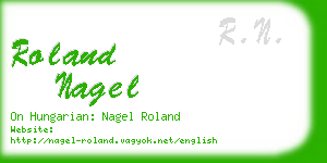 roland nagel business card